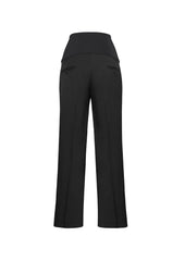 Biz Corporates 10100 Cool Stretch Womens Maternity Pant in Charcoal - back view