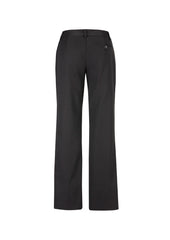 Biz Corporates 10111 Cool Stretch Womens Relaxed Pant in Charcoal - back view