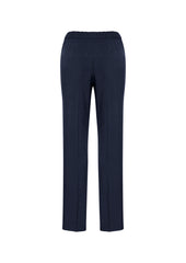 Biz Corporates 10123 Cool Stretch Womens Ultra Comfort Waist Pant in Navy - back view
