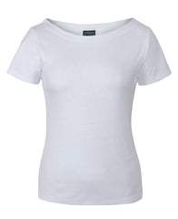 C of C LADIES S/S BOAT NECK TEE - 1BTS