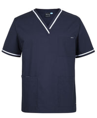 JB's CONTRAST UNISEX SCRUBS TOP - 4SCT