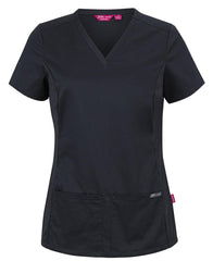 JB's LADIES PREMIUM STRETCH PANEL SCRUB TOP - 4SUT1