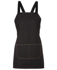 JB's CROS/S BACK 65x71 BIB DENIM APRON (WITHOUT STRAP) - 5ACBB