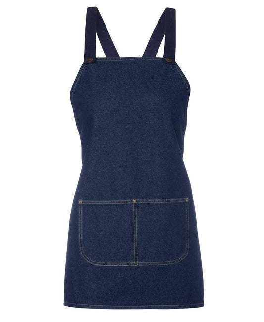 JB's CROS/S BACK 65x71 BIB DENIM APRON (WITHOUT STRAP) - 5ACBB