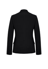 Biz Corporates 60719 Siena Womens Mid Length Jacket in Black - back view