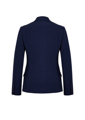 Biz Corporates 60719 Siena Womens Mid Length Jacket in Marine - back view