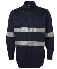 JB's (D+N) L/S 190G WORK SHIRT HV - 6HDNL
