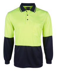 JB's HV 4602.1 L/S JACQUARD POLO - 6HJNL