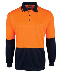 JB's HV 4602.1 L/S JACQUARD POLO - 6HJNL