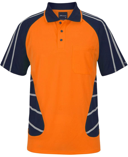 JB's STREET SPIDER POLO W REFLECTIVE STRIPE - 6HSSR