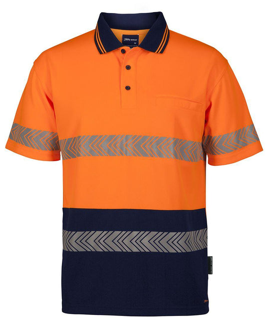 JB's HV S/S SEGMENTED TAPE POLO - 6HSST