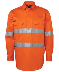 JB's HV (D+N) CLOSE FRONT L/S 190G SHIRT - 6HWCF