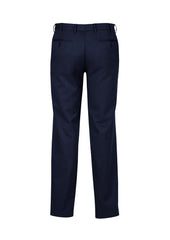 Biz Corporates 70114R Cool Stretch Mens Adjustable Waist Pant (Regular) in Navy - back view