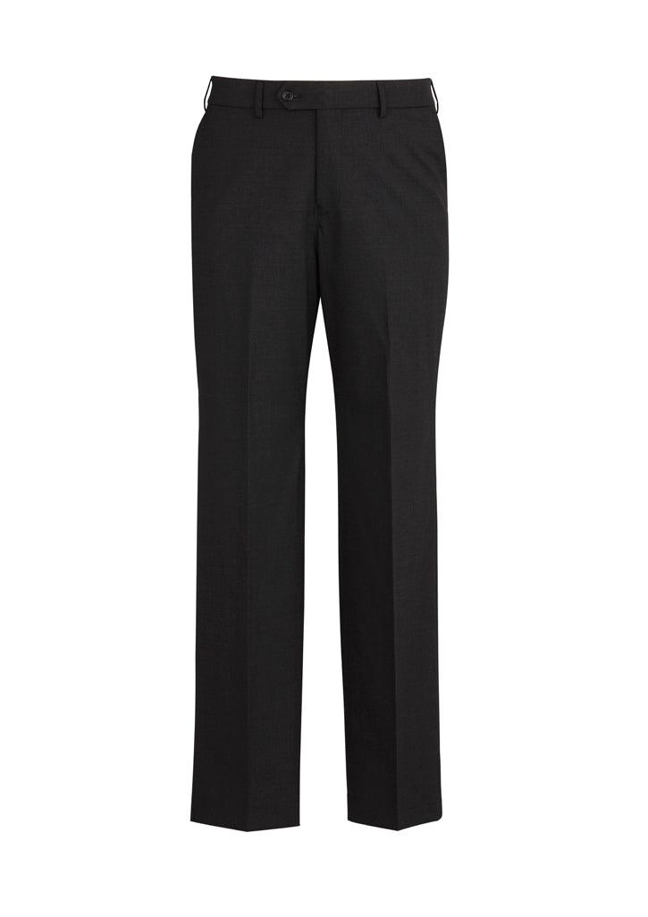 Mens Comfort Wool Stretch Flat Front Pant - 74012 - biz-corporates-1