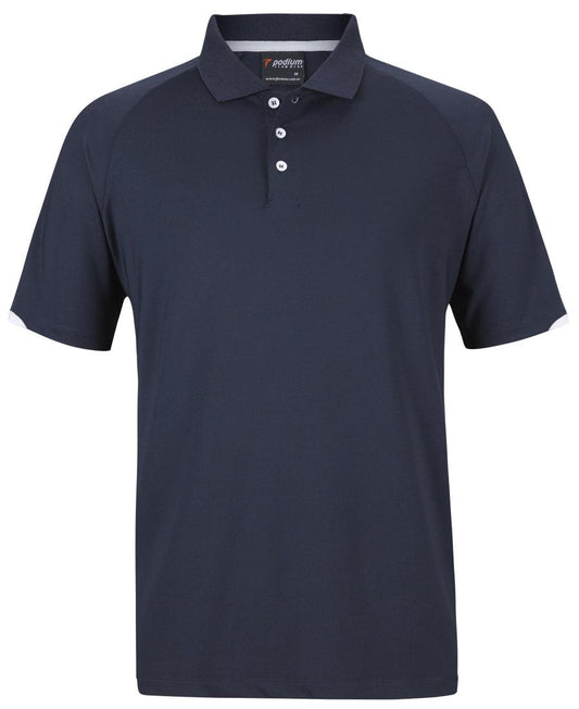 PODIUM CONTRAST STRETCH POLO - 7STC