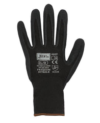 JB'S PREMIUM BLACK NITRILE BREATHABLE GLOVE (12 PACK) - 8R002