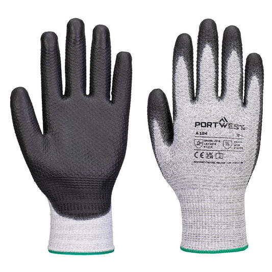 Grip 13 PU Diamond Knit Glove (Pk12) - A124 - Portwest-0