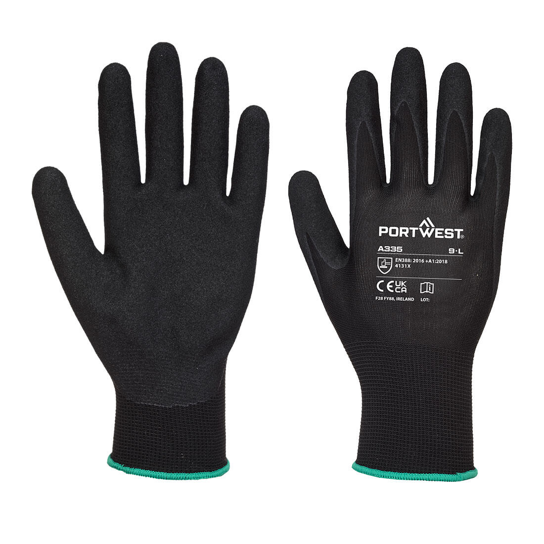 Dermi-Grip NPR15 Nitrile Sandy Glove - A335 - Portwest-0