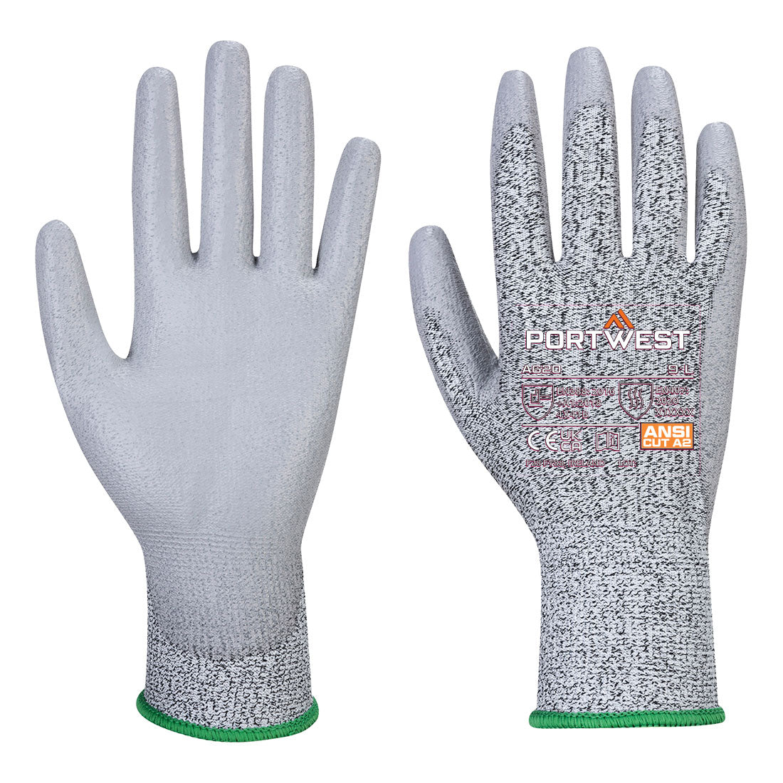 LR CUT PU Palm Glove - A620 - Portwest-0
