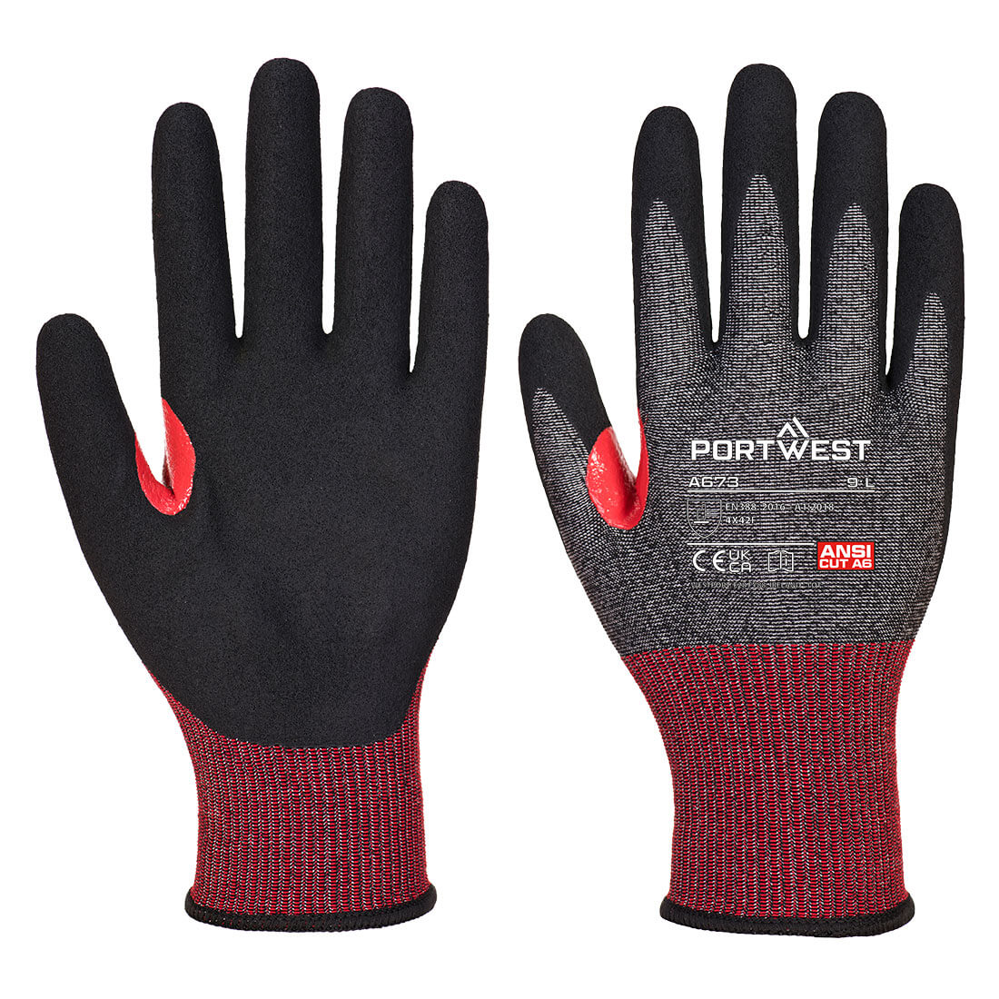 CS Cut F18 Nitrile Glove - A673 - Portwest-0