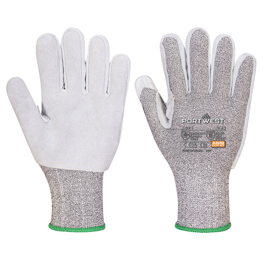 CS Cut F13 Leather Glove - A674 - Portwest-0
