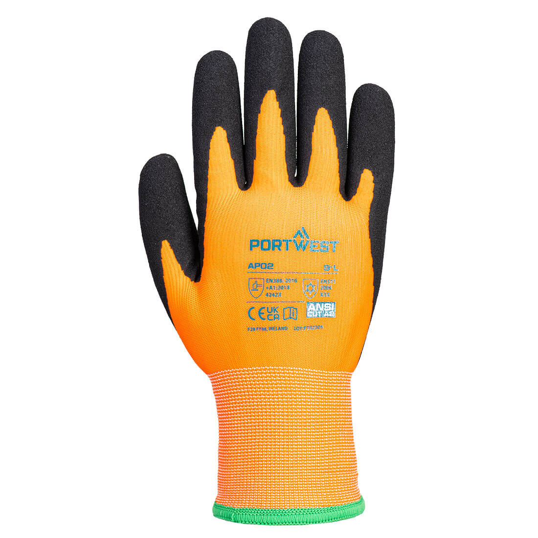 Portwest AP02 Thermo Pro Ultra in Orange/Black - back view