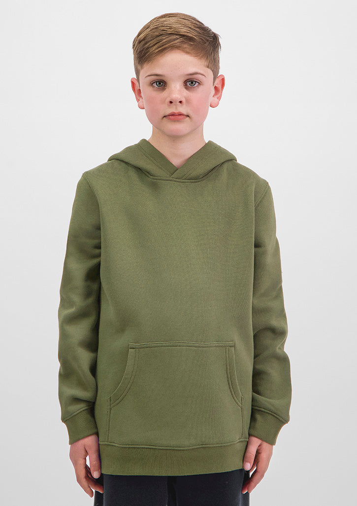 Basis Kids Hoodie - X1003K in Army - model