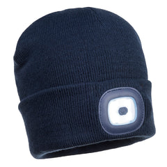 Rechargeable Twin LED Beanie - B028 - Portwest-2