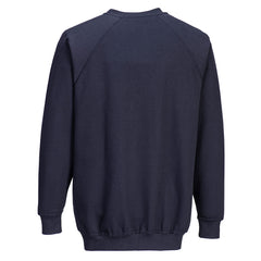Portwest B300 Roma Sweatshirt in Navy - back view