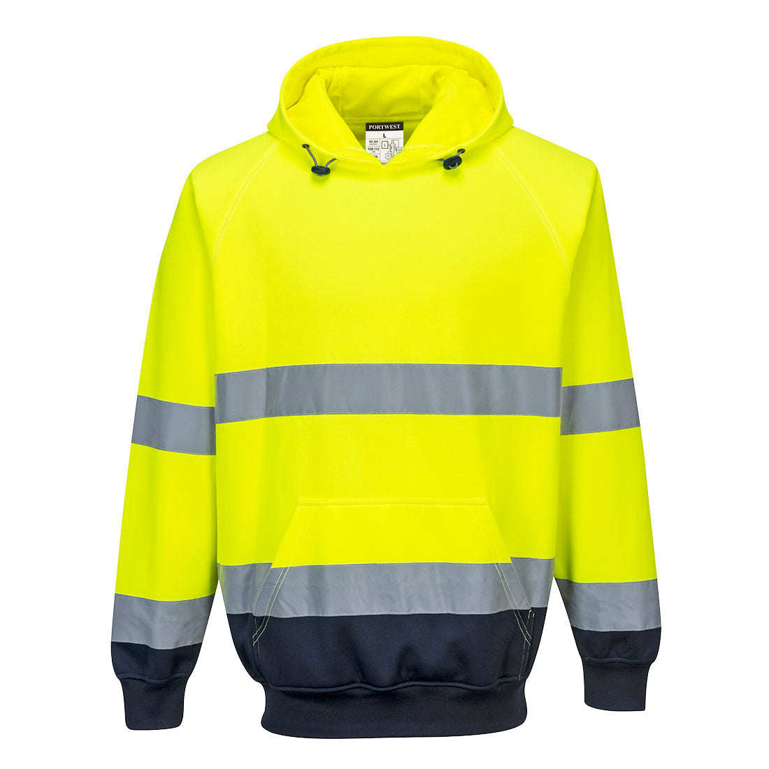 Hi-Vis Contrast Hoodie - B316 - Portwest-1