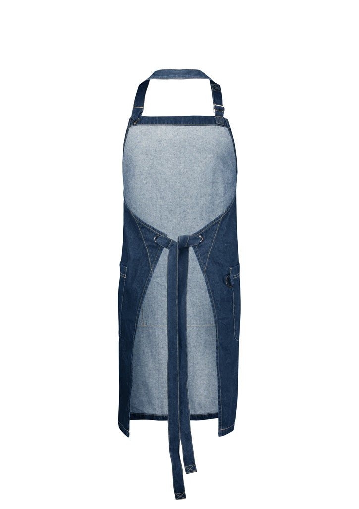 Biz Collection BA40 Clout Apron in Dark Blue - back view