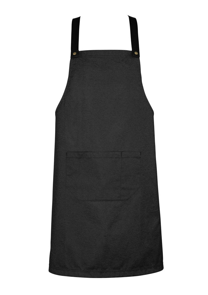 Biz Collection BA52 Urban Bib Straps in Black - back view