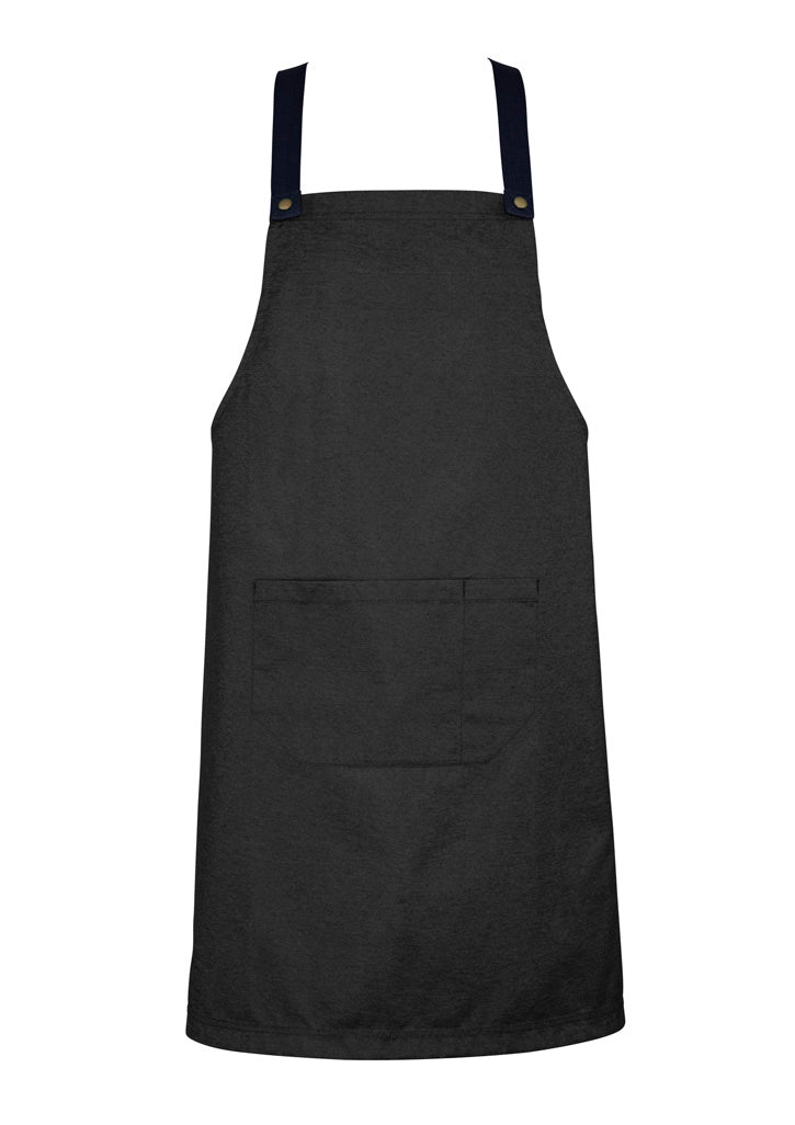 Biz Collection BA52 Urban Bib Straps in Navy - back view