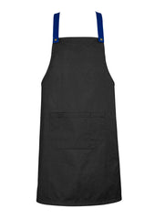 Biz Collection BA52 Urban Bib Straps in Royal - back view