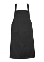 Biz Collection BA55 Urban Bib Apron in Black