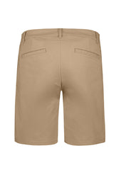 Biz Collection BS021L Lawson Womens Chino Short in Dark Stone - back view