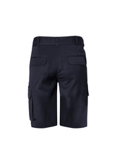 Biz Collection BS10112S Detroit Mens Short (Stout) in Navy - back view