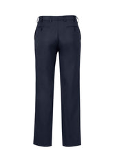 Biz Collection BS29110 Classic Mens Pleat Pant in Navy - back view