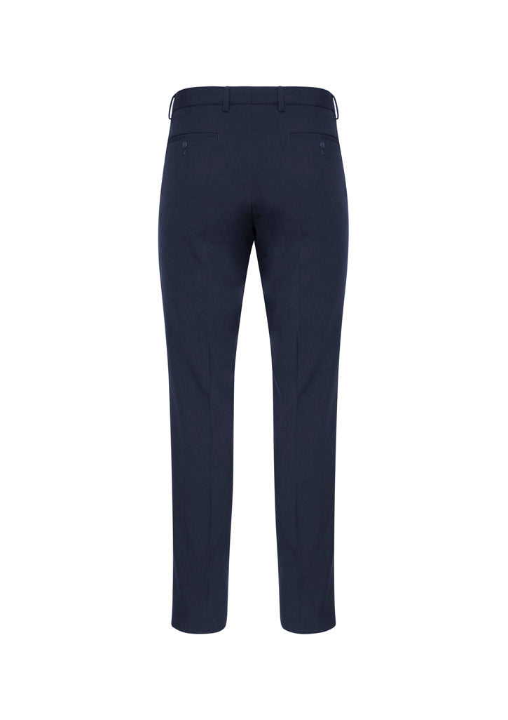 Biz Collection BS720M Classic Mens Slim Pant in Navy - back view