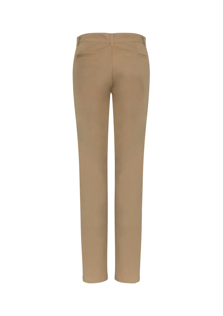 Biz Collection BS724L Lawson Womens Chino Pant in Dark Stone - back view