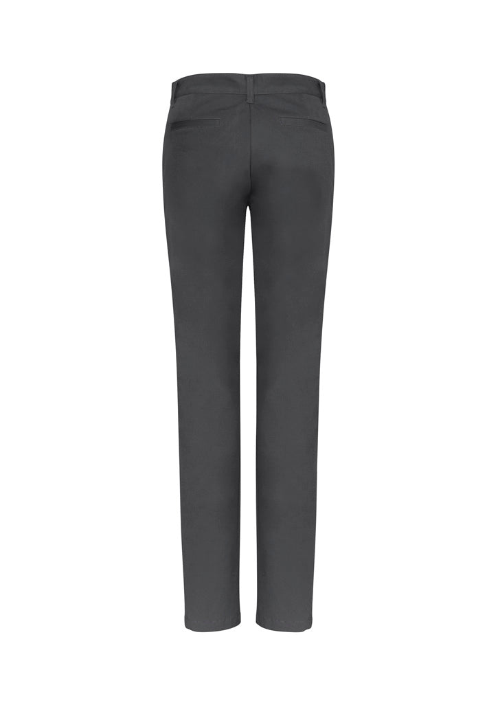 Biz Collection BS724L Lawson Womens Chino Pant in Grey - back view