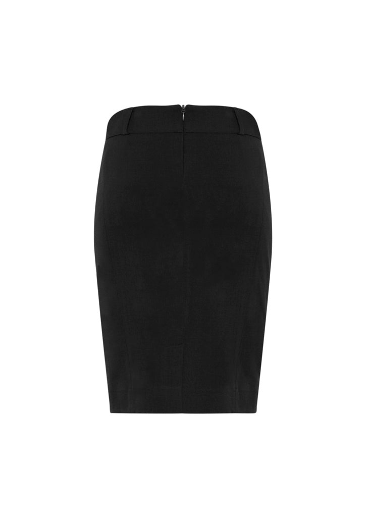 Biz Collection BS734L Loren Womens Skirt in Black - back view