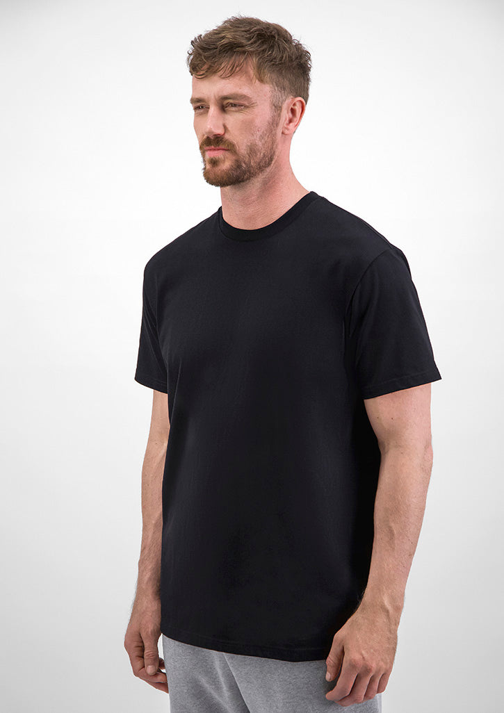 Everyday Mens Short Sleeve Tee - X2001M in Black - model