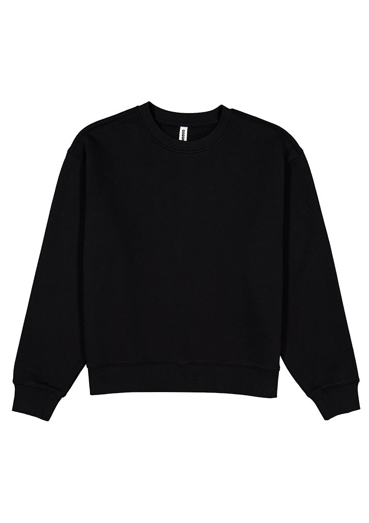Everyday Womens Crew Sweatshirt - X2007W in Black