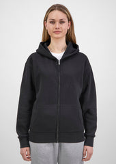 Everyday Womens Zip Hoodie - X2005W in Black - model