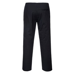 Portwest C070 Chef's Drawstring Pants in Black - back view