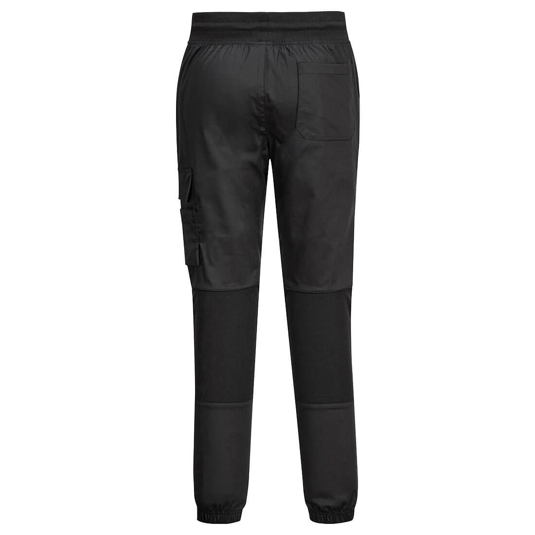 Portwest C074 Chef's MeshAir Pro Stretch Joggers in Black - back view