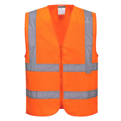 Hi-Vis Zipped Band and Brace Vest - C375 - Portwest-0