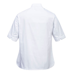 Portwest C737 Rachel Ladies Chefs Jacket S/S in White - back view