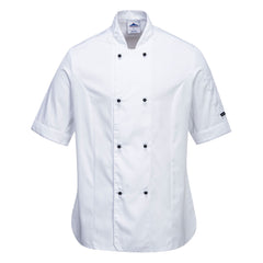 Rachel Ladies Chefs Jacket S/S - C737 - Portwest-1